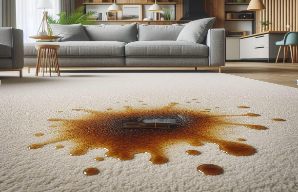 پاک کردن لکه روغن از روی فرش