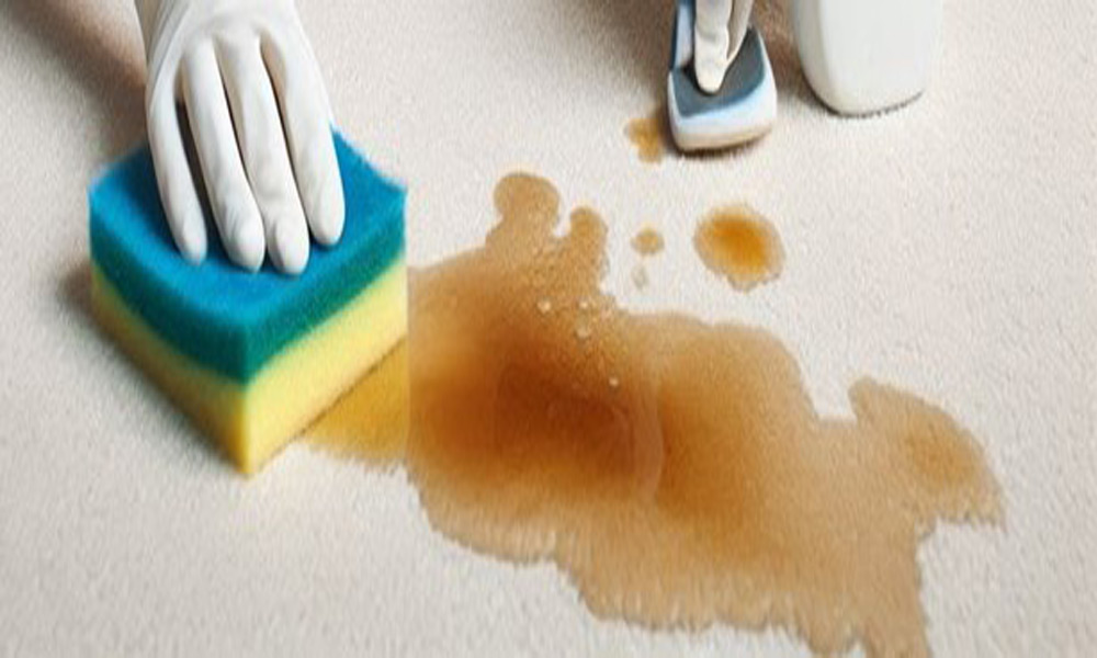 پاک کردن چربی از فرش
